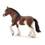 Schleich - Clydesdale Mare (Brown Dot)