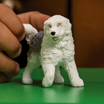 Schleich - Old English Sheep Dog (Red Dot)