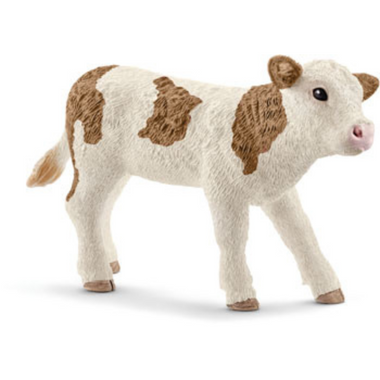 Schleich - Simmental Calf (Red Dot)