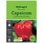 Seeds M6242 Capsicum - California Wonder