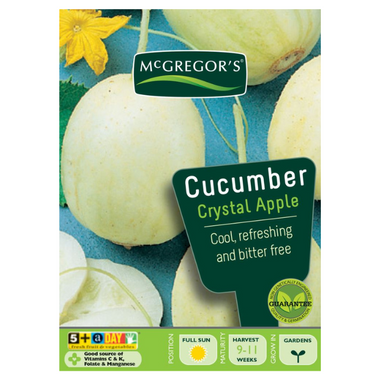 Seeds M6338 Cucumber - Crystal Apple