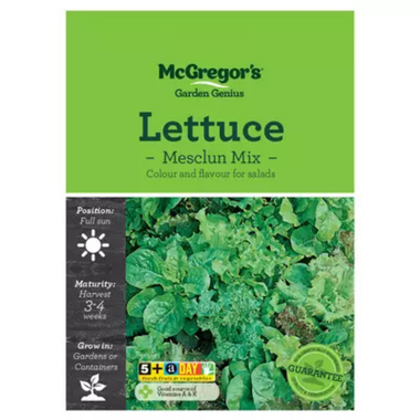 Seeds M6510 Lettuce - Mesclun Mix