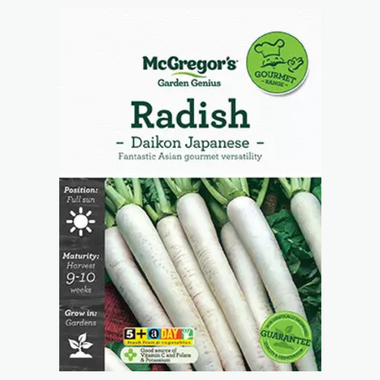 Seeds MS3672 Radish - Gourmet Daikon Japanese
