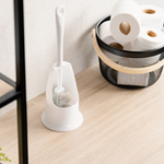 Seymours Round Silicone Toilet Brush with Holder