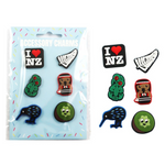 Shoe Charm NZ Kiwiana 6pc