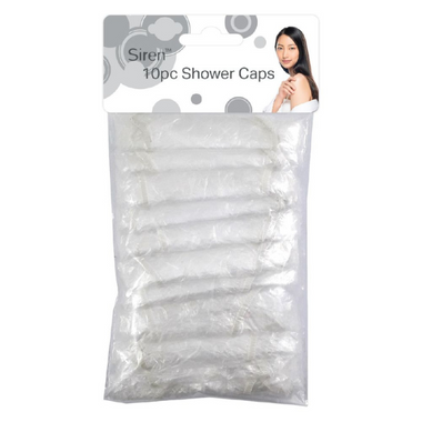 Shower Caps 10pc Transparent