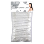 Shower Caps 10pc Transparent