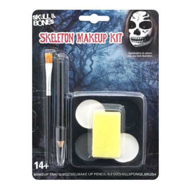 Skeleton Makeup Set