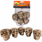 Skull 5pc 4.5 x 5cm
