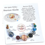 Solar System Necklace American Howlite
