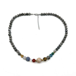 Solar System Necklace American Howlite