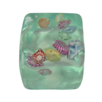 Squeeze Ice Cube Clear With Shells