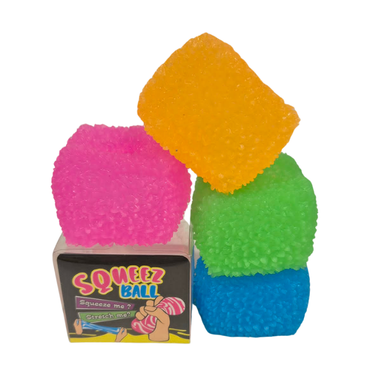 Squeezing Cube - Textured 5cm