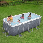 Steel Frame Pool Rectangle Bestway Camo Look 4.12M x 2.01M x 1.22M