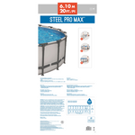 Steel Pro MAX Frame Pool Set 6.10m x 1.32m