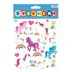 Stickers Unicorns 15x17cm