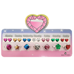 Stick on Earrings with Glitter