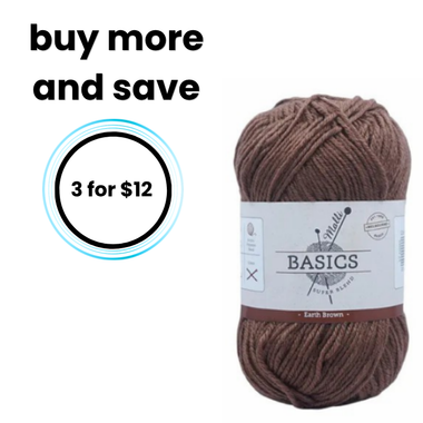 Super Blend Basic Yarn - Earth Brown