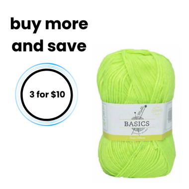 Super Blend Basic Yarn - Flouro Yellow
