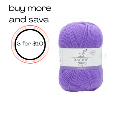 Super Blend Basic Yarn - Footy Purple