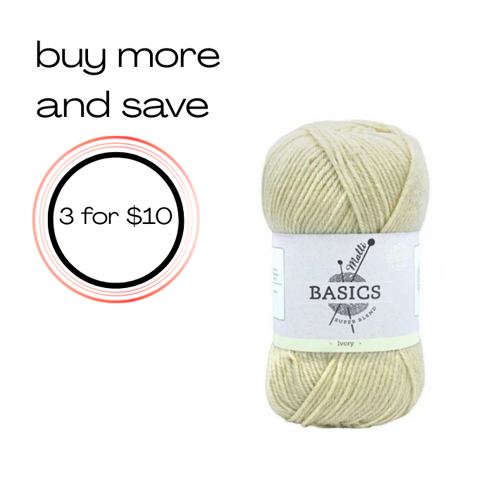Super Blend Basic Yarn - Ivory – Sunny's Variety Stores