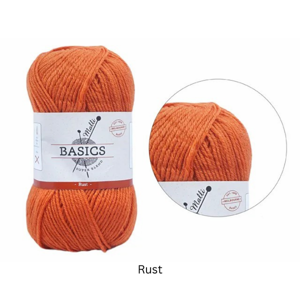 Super Blend Basic Yarn - Rust – Sunny's Variety Stores