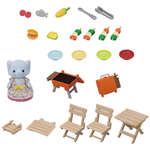 Sylvanian - BBQ Picnic Set Elephant Girl