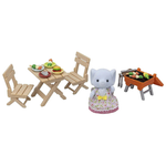 Sylvanian - BBQ Picnic Set Elephant Girl