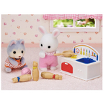 Sylvanian - Baby's Toy Box - Rabbit & Panda