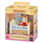 Sylvanian - Choc Rabbit Baby Set
