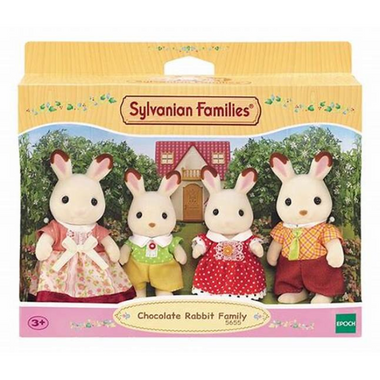 Sylvanian - Chocolate Rabbit Family