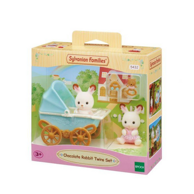 Sylvanian - Chocolate Rabbit Twins Set