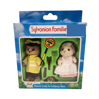 Sylvanian - Dinner Lady and Lollipop Man