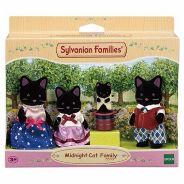 Sylvanian - Midnight Cat Family