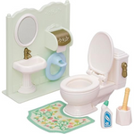 Sylvanian- Toilet Set