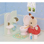 Sylvanian- Toilet Set