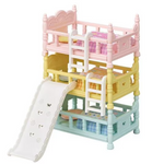 Sylvanian - Triple Bunk Beds