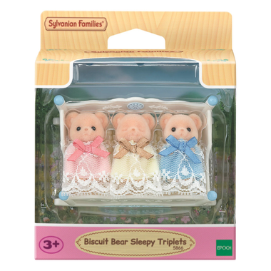 Sylvanian Families - Biscuit Bear Sleepy Triplets