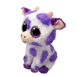 TY Beanie Boos Ethel - Purple Spots Cow