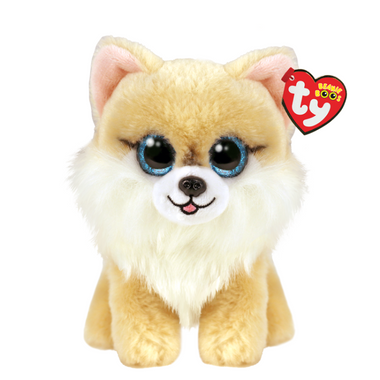 TY Beanie Boos Honeycomb - Cream Dog