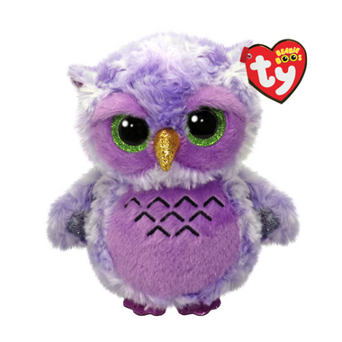 TY Beanie Boos Owlivia - Purple Owl