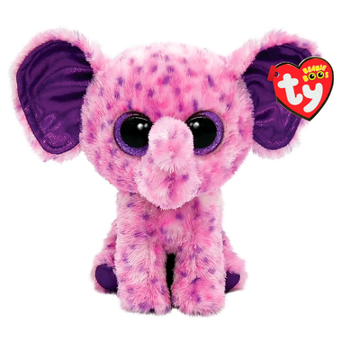 TY Beanies - Eva - Purple Elephant - Reg