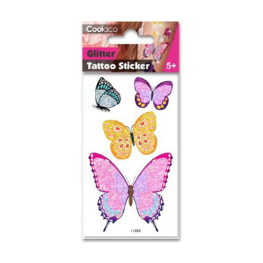Temp Tattoos Glittery Butterflies