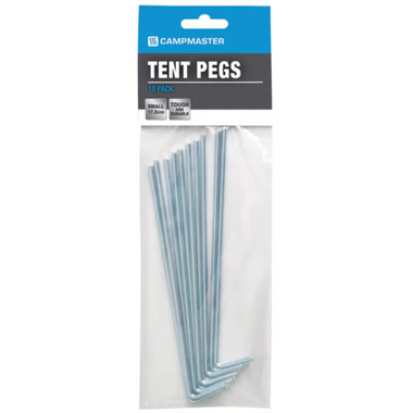 Tent Pegs - Zinc Plated 10pk 4 x 17.4cm