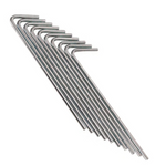 Tent Pegs - Zinc Plated 6.3 x 225mm 10pk