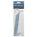 Tent Pegs - Zinc Plated 8 x 225mm 4pk