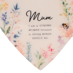 The Cottage Garden Floral Hanging Heart - Mum