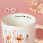 The Cottage Garden Peach Mug - Mum