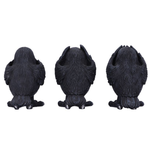 Three Wise Ravens 8.7cm