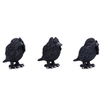 Three Wise Ravens 8.7cm